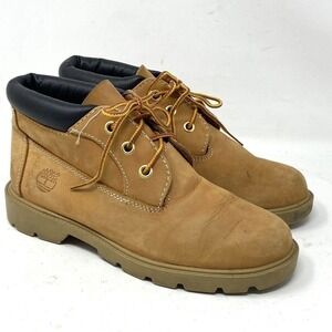 Timberland Premium Waterproof Boots Wheat Nubuck Leather Youth Size 3
